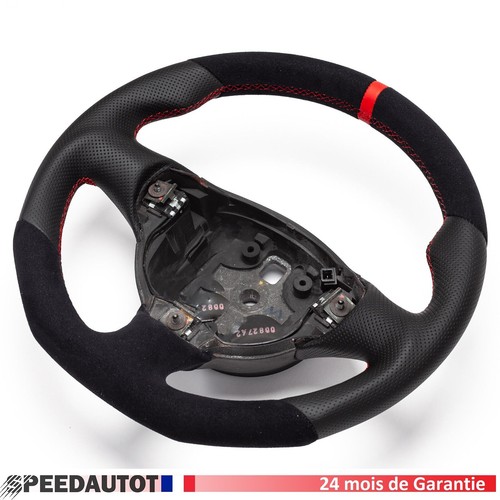 Volant cuir alcantara - cuir,