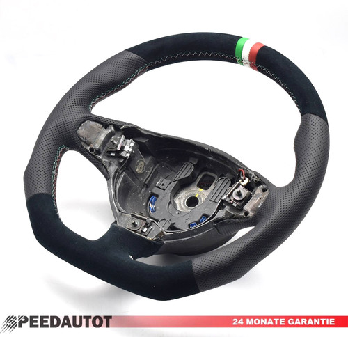 Volant tuning cuir applati - volant,